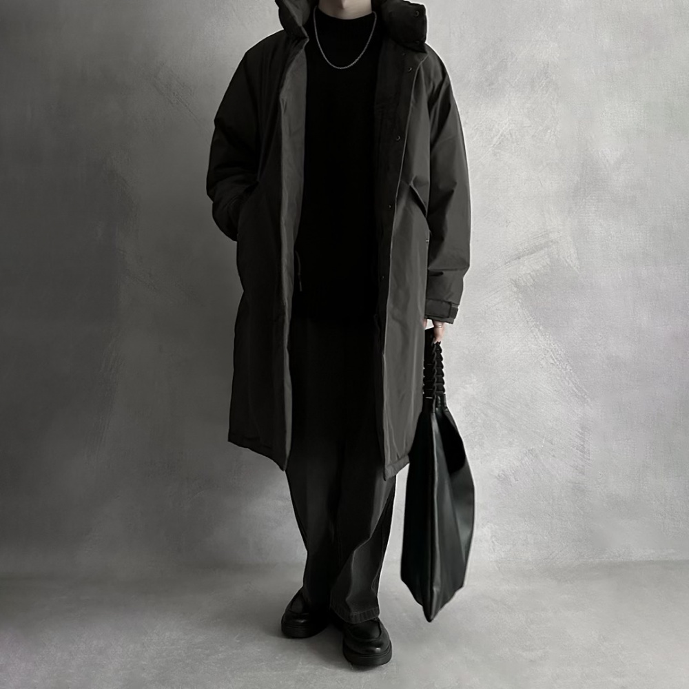 フランネルチェックシャツ(長袖)A、デニムバギースラックス(丈標準68.0