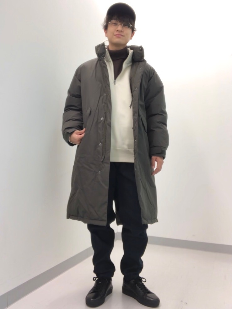 ヒートパデッドモッズコート、バギースラックス(丈標準68.0～73.0cm