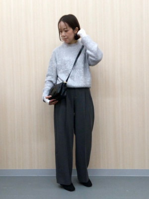 GU公式 | スタイルヒートリブロングスリーブT(12分袖)+E