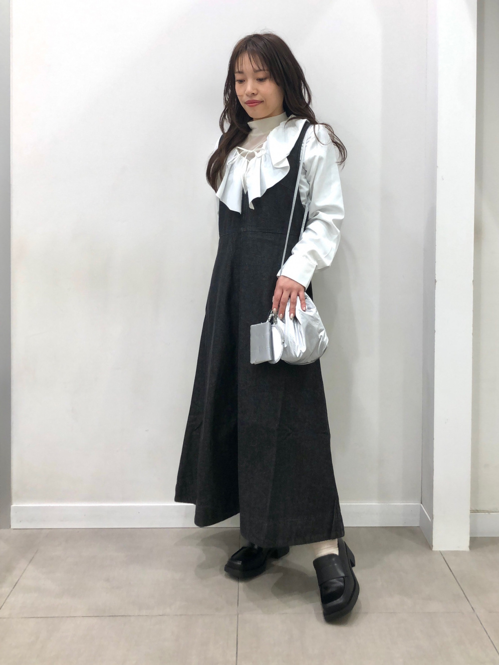 ウォッシャブルノーカラージャケットZ(セットアップ可能)、オーバー