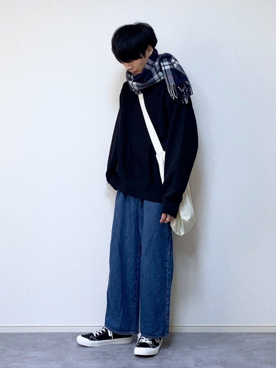 ワッフルニットプルオーバー(長袖) beautiful people、裏ボアトラック