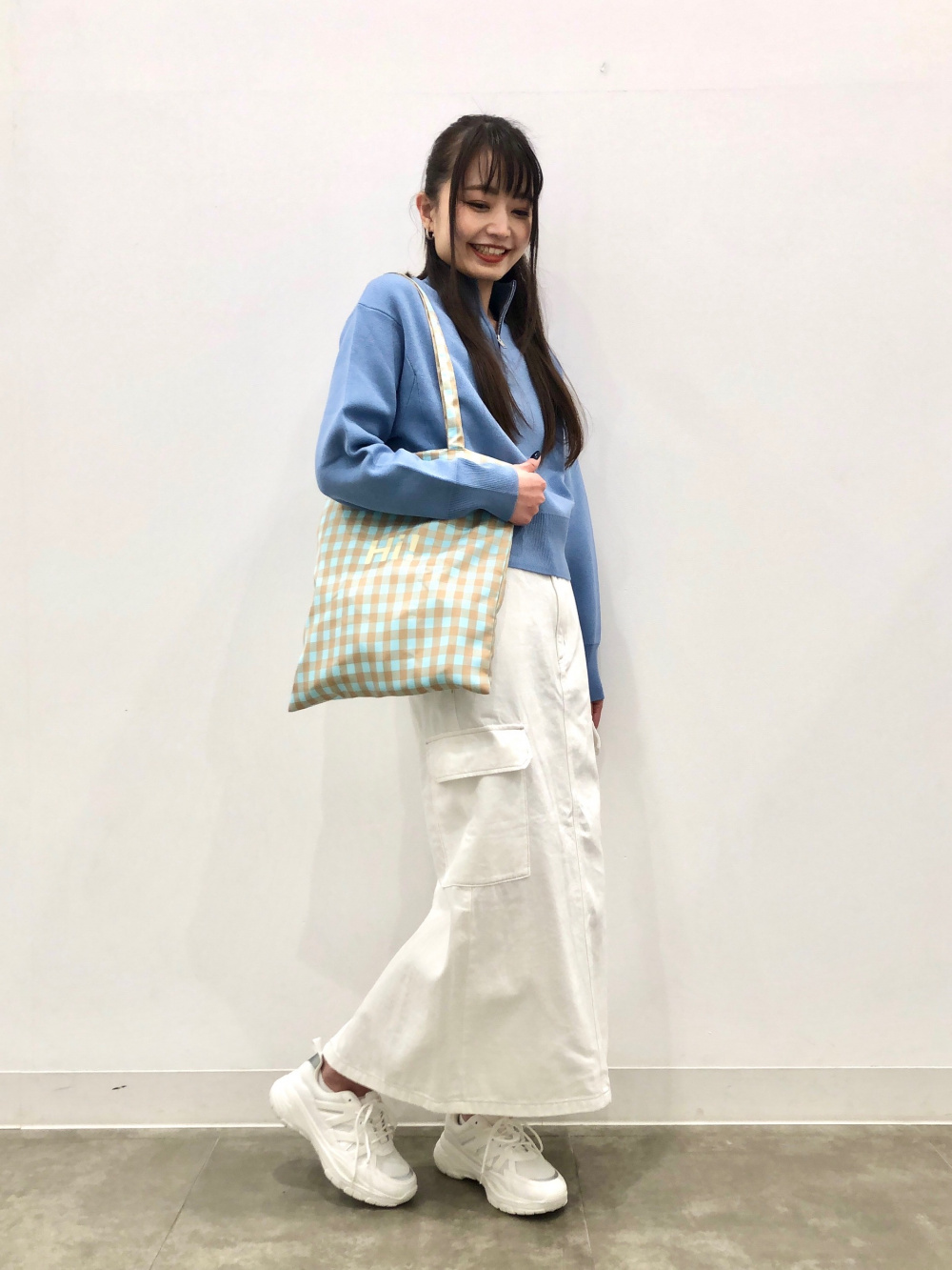 フーディ×スカートコーデ フーディ×ロングスカートコーデ（sold out） | FITTING LOG
