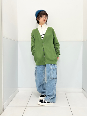 GU公式 | ウォッシャブルカーディガン(長袖)