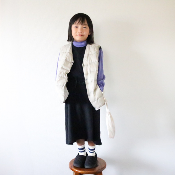 GIRLSリブTセットベロアキャミソールワンピース(長袖)（子ども服）の