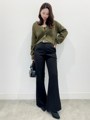 GU公式 | ポインテッドニットブーツ