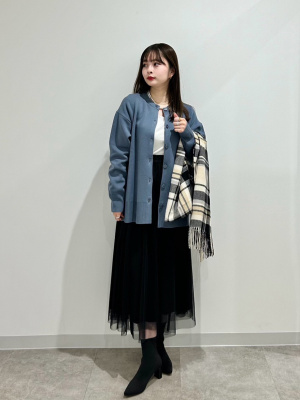 送料分 GU公式 | オーバーサイズクルーネックカーディガン(長袖)Z