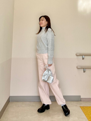 GU公式 | コクーンジョガープルオンパンツB+EC(丈短め63.0-65.0cm)