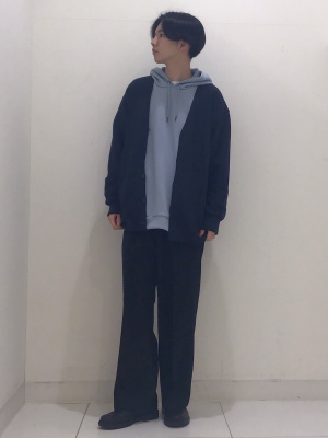 ◇ イメージ ◇ GU公式 | ソフトコットンモックネックT(長袖)