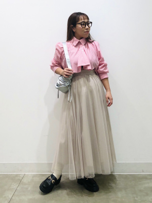 GU公式 | チュールロングスカートZ