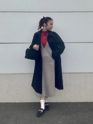 GU公式 | スタイルヒートリブタートルネックT(長袖)