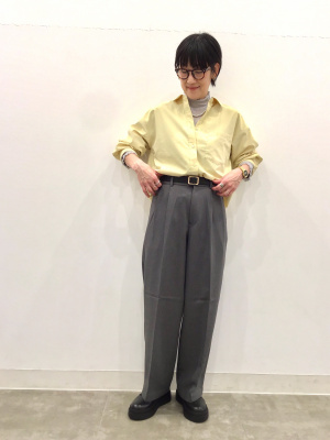 GU公式 | レザーラウンドトゥシューズ+E