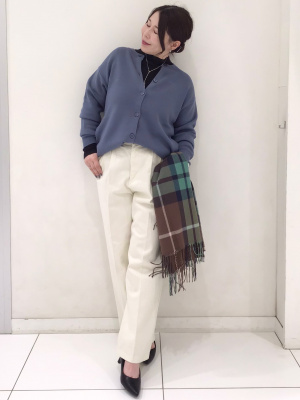 ミュージック Cocoa GU公式 | オーバーサイズクルーネックカーディガン(長袖)Z