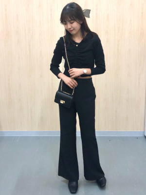 GU公式 | GIRLSクロップドシャーリングT(長袖)JR