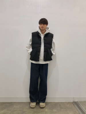 GU公式 | デニムバギースラックス(丈標準68.0～72.0cm
