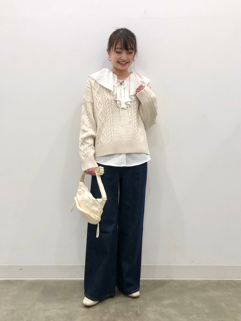 セットアップ Vネック長袖セーター ミニスカート 大人カジュアル セットアップ タートルネック ニット セーター 長袖 チェック柄