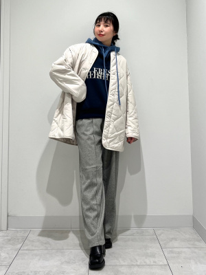 GU公式 | ブラッシュドジャージーワイドパンツ(丈標準70.0～74.0cm)