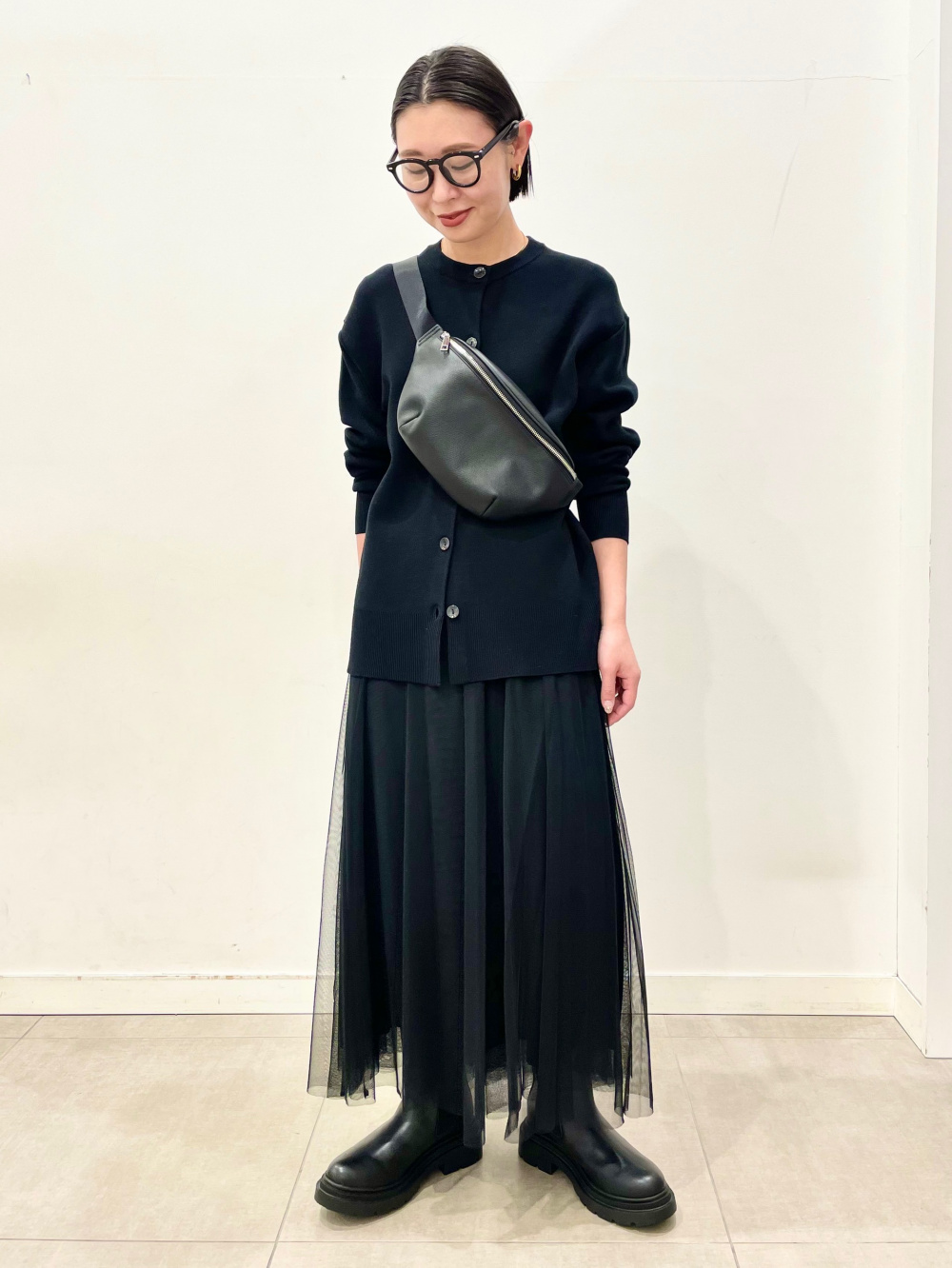 タートルネックロングセーター(長袖) beautiful people +X