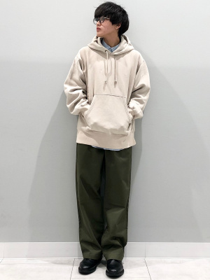 スタイルアシスト7袋 GU公式 | ヘビーウェイトスウェットパーカ(長袖)B