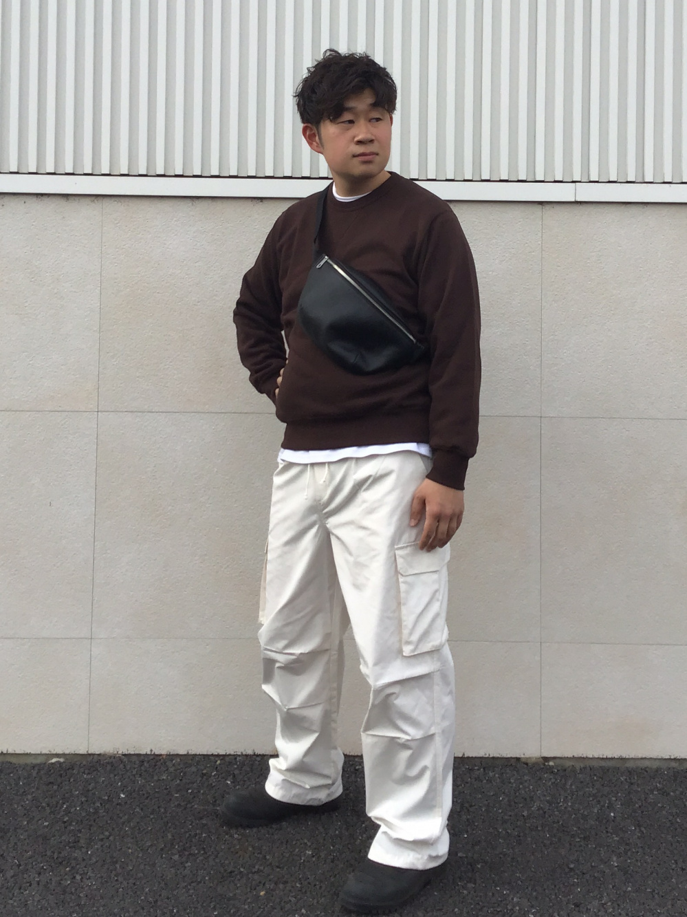 ニットプルオーバー(長袖) beautiful people 2+X、裏ボアトラック