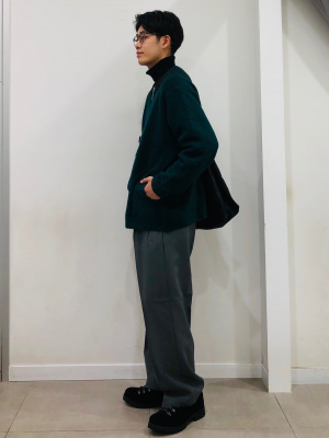 GU公式 | スムースニットタートルネックセーター(長袖)(チェック)SW