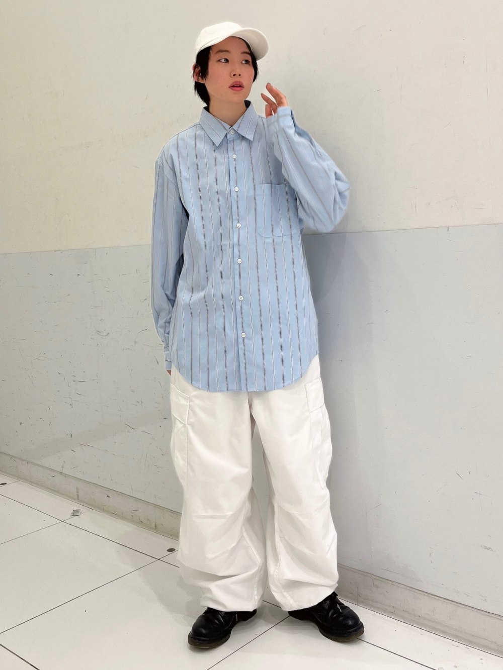 りんご様 C5432 ボーダー×ワイドパンツコーデ ボーダー×ワイドパンツコーデ（sold out） | FITTING LOG