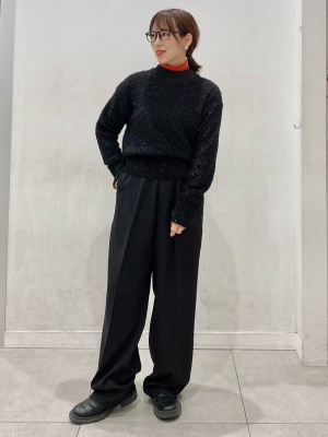 GU公式 | シャイニークルーネックセーター(長袖)