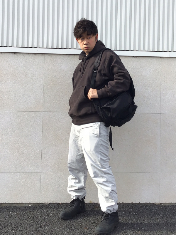 虎の衝立。 ウォームナイロントラックパンツ(セットアップ可能)（メンズ）の