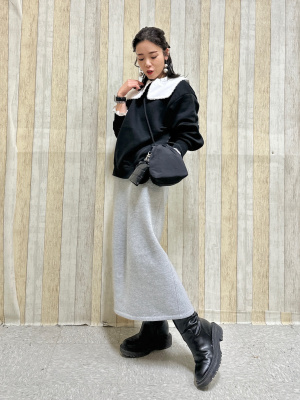 GU公式 | GIRLSパールカラーカットソーブラウス(長袖) 