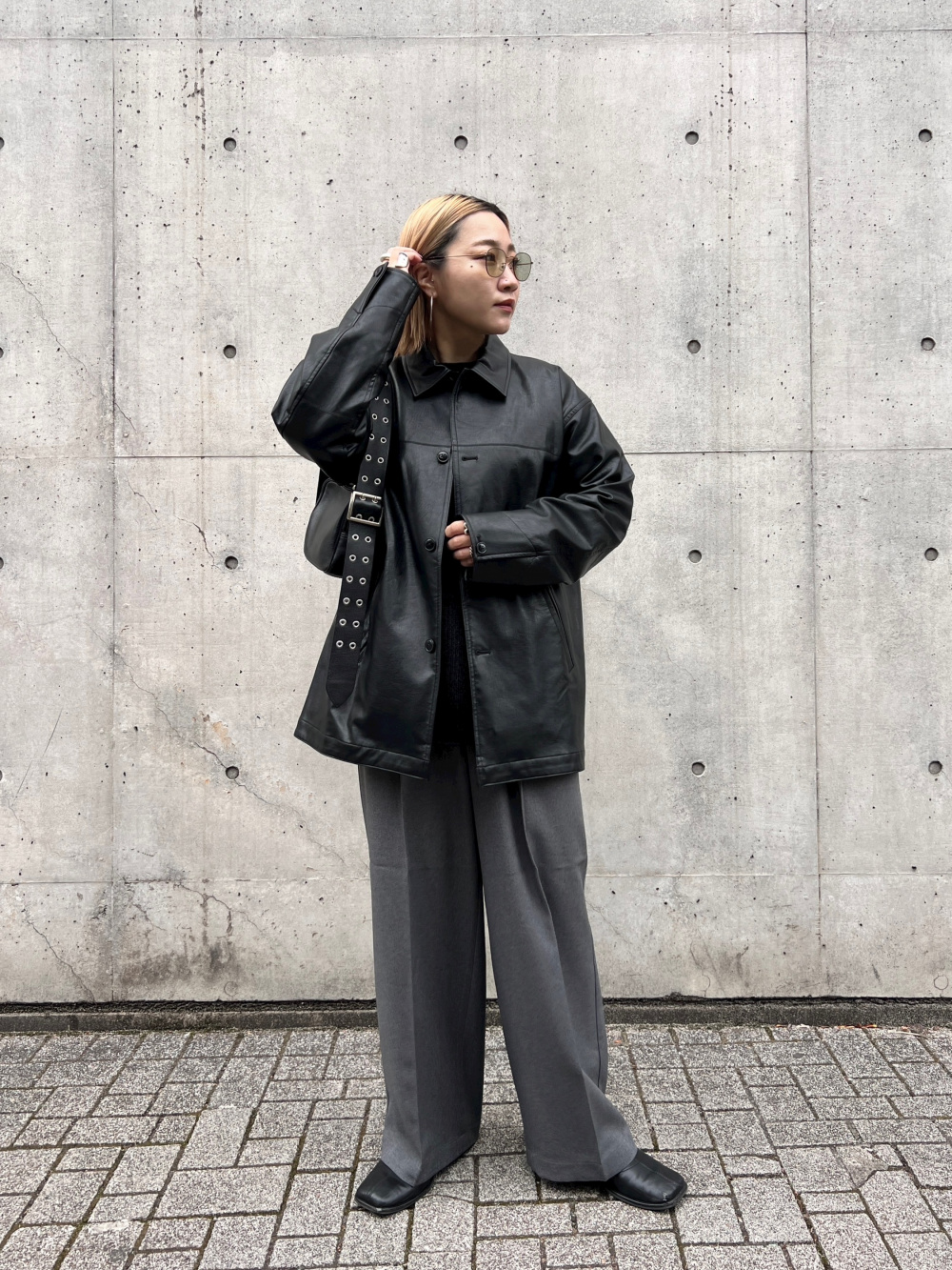 【しゅ】【古着】リメイク　バギースラックス GU公式 | スーパーバギースラックス(丈標準70～74cm