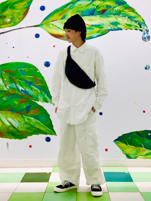 GU公式 | オックスフォードシャツ(長袖)+E