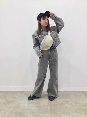 GU公式 | GIRLSクロップドシャーリングT(長袖)JR