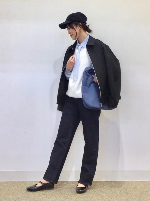 GU公式 | ジップアップブルゾンSW(セットアップ可能)