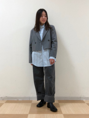 【関税無】PATOU ショートスリーブ クロップドジャケット 新品 GU ジーユー ハーフスリーブクロップドジャケット