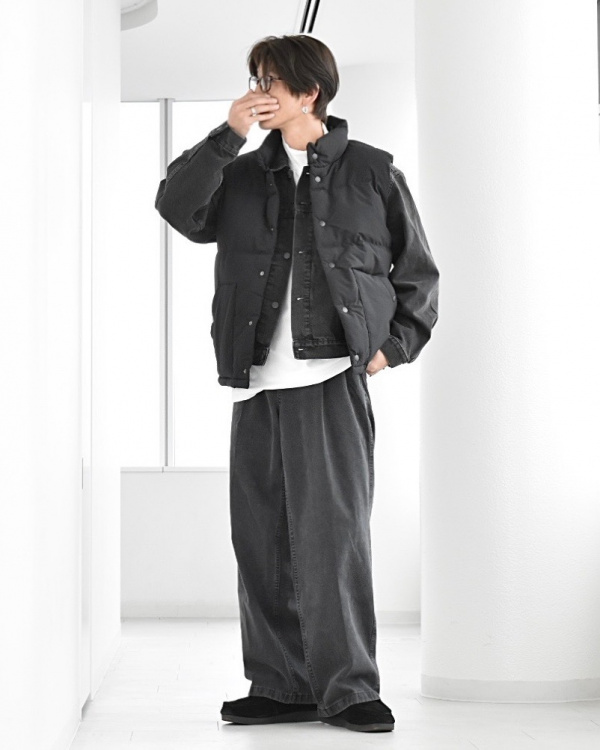 2022～2023年度　5年生13回 スーパーバギーデニムスラックス(丈標準70～74cm)（メンズ）の着用