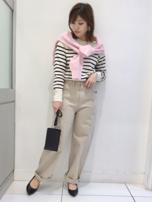 オーダー作製は終了させて頂きますm(_ _)m GU公式 | クルーネックボーダーセーター(長袖)Z