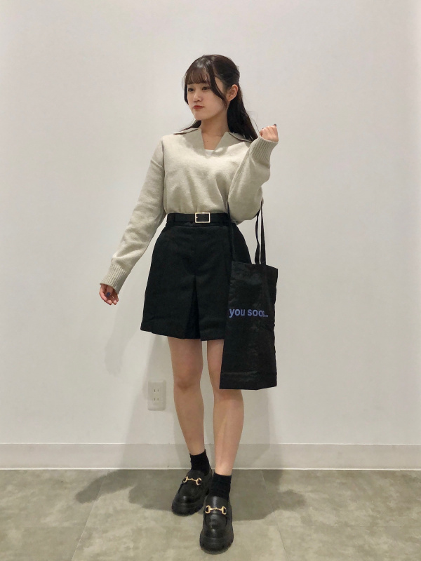 パフィータッチ スキッパーポロセーター(長袖)(レディース)の パフィータッチ スキッパーポロセーター(長袖)(レディース)の
