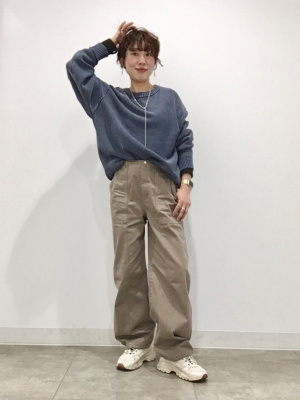 GU公式 | コクーンジョガープルオンパンツA+EC(丈長め75.5-77.5cm)