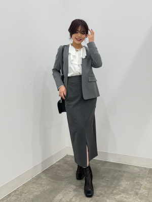 ジャケット・アウター you GU公式 | ウォッシャブルノーカラージャケットZ(セットアップ可能)