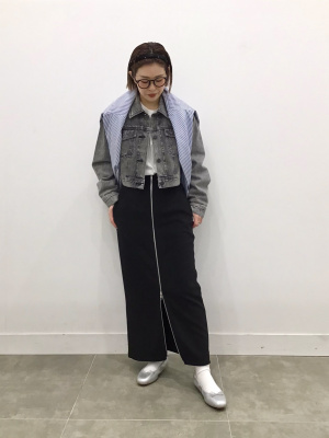 新品ヤマダヤ クロップドデニムジャケット デニムジャケットの商品一覧｜ファッション通販のYAMADAYA STORE