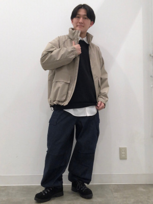 GU公式 | ダブルフェイスプルオーバー(長袖)