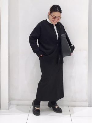 GU公式 | オーバーサイズクルーネックカーディガン(長袖)Z