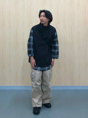 GU公式 | ナイロンジップアップベスト(セットアップ可能)