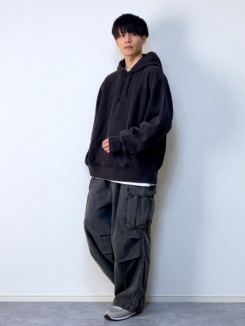 ヒートパデッドベスト、ヘビーウェイトウォッシュドスウェットパーカ