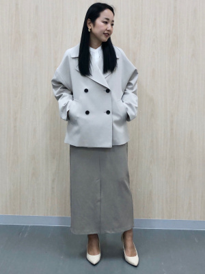 新品 ジーユー ドルマンコートZ+E ネイビー XXL GU公式 | ドルマンコートZ+E