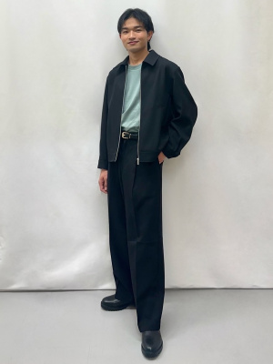 GU公式 | リアルレザーサイドゴアブーツ