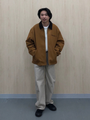 【専用】GU コットンワークジャケットL ダークグレー デトロイト型 GUからデトロイトジャケット登場！？2024.01.15(月)発売 新作神