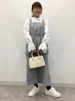 エリさん専用 GU公式 | レースコンビネーションブラウス(長袖)Z+E