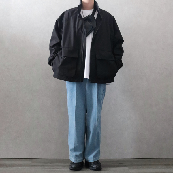 スーパーバギーデニムスラックス(丈標準70~74cm)(メンズ)の スーパーバギーデニムスラックス(丈標準70~74cm)(メンズ)の