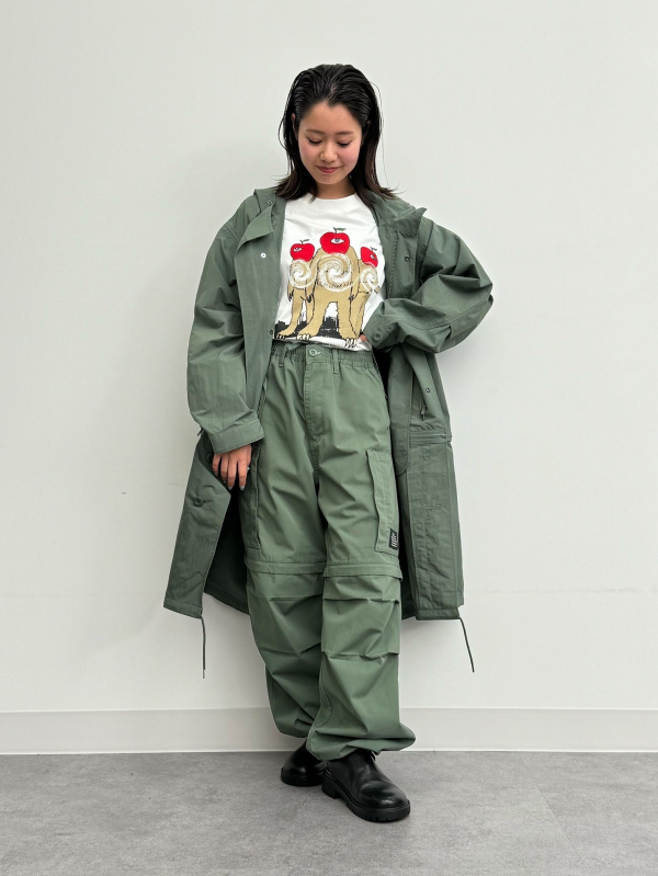 2WAYオーバーサイズモッズコート UNDERCOVER（メンズ）の着用