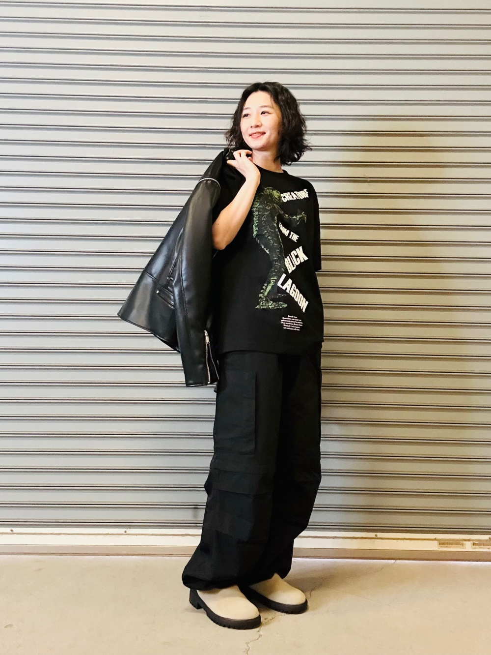 ダブルフェイスショーツ UNDERCOVER、2WAYライダースジャケット